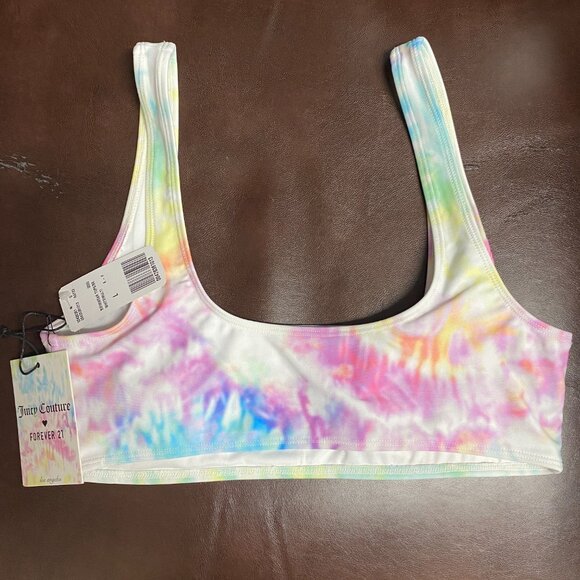 New! Juicy Couture Forever 21 Swimwear Top Size L - Picture 4 of 4